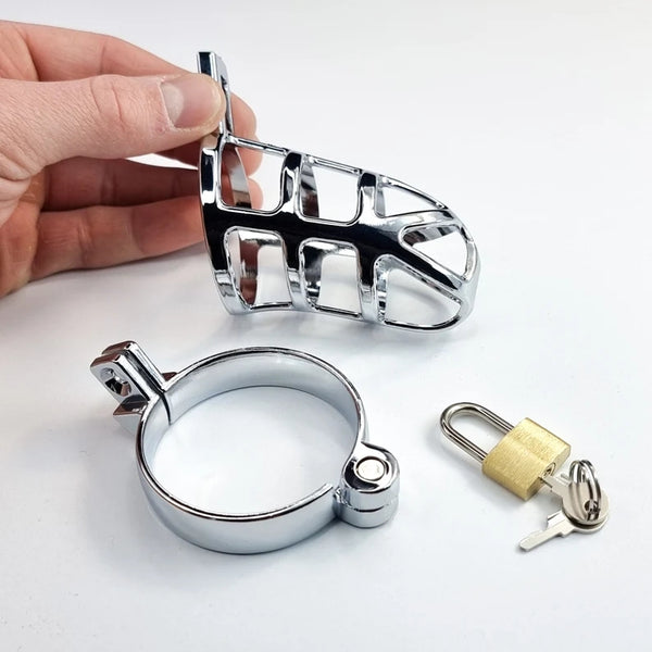 Lightweight Chastity Cage with Lock Chastity CBT Device Bondage Belt For Men