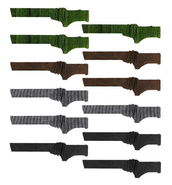 48" Gun Socks Silicone Anti Rust Thick Gun Sleeve 6 inch Knit Gun Socks with Drawstring Closure Bulk Pack for Long Guns Tactical