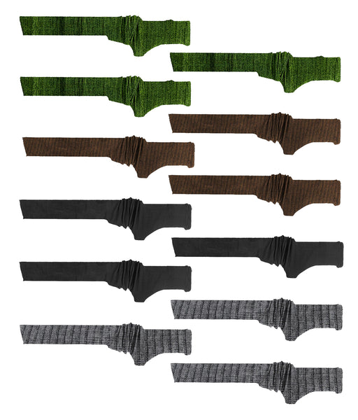54 x 6 inch Gun Socks for Rifles and Shotguns Silicone Anti Rust Thick Gun Sleeve Knit Gun Socks with Drawstring Closure Bulk Pack