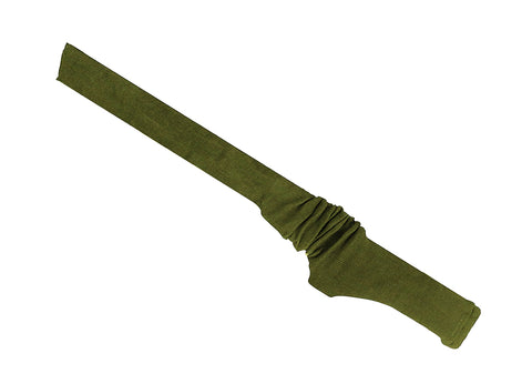 54 Inches Knit Gun Sock for Rifle and Shotguns,Greens Anti-Rust, Silicone Treated, Drawstring Closure