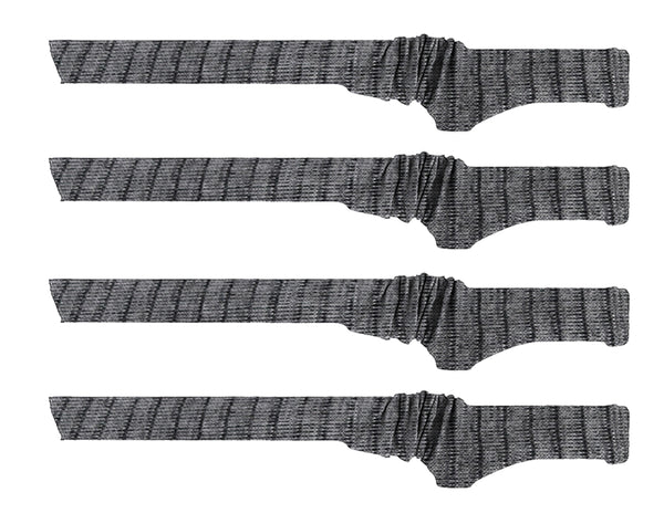 54 Inch Gun Socks for Rifles and Shotguns,Gray  Elastic Design of Rifle Sock Sleeve, Fits Tactical Gun Dust-proof Anti-rust Moisture-proof Silicone Treated Drawstring Closure for Hunting