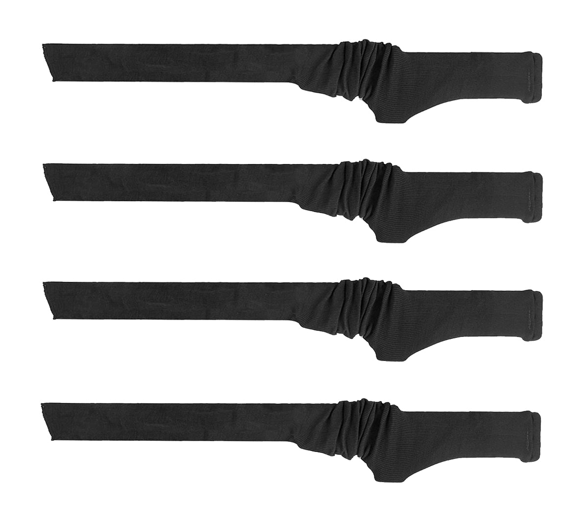 Gun Sock Silicone Treated Knit Gun Socks for Rifles and Shotguns, 54 x 4 Inches Elastic Design of Rifle Sock Sleeve, 4Pcs Fits Tactical Gun and Rifle with Scopes