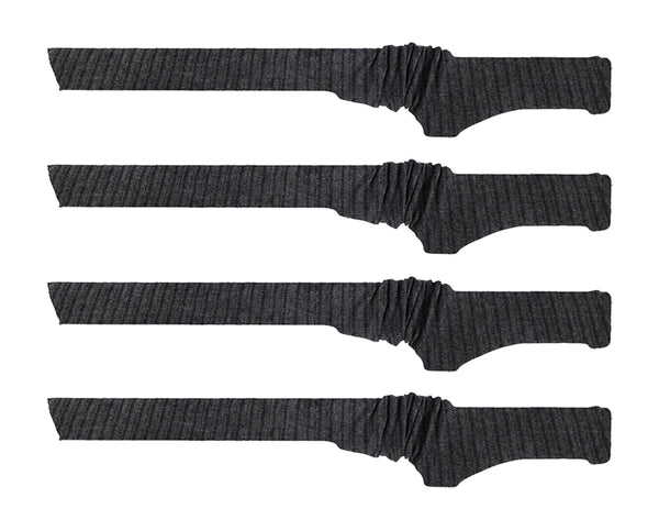 54 Inch Gun Socks for Rifles and Shotguns,Dark Gray Silicone Treated Drawstring Closure for Hunting Dust-proof Anti-rust Moisture-proof