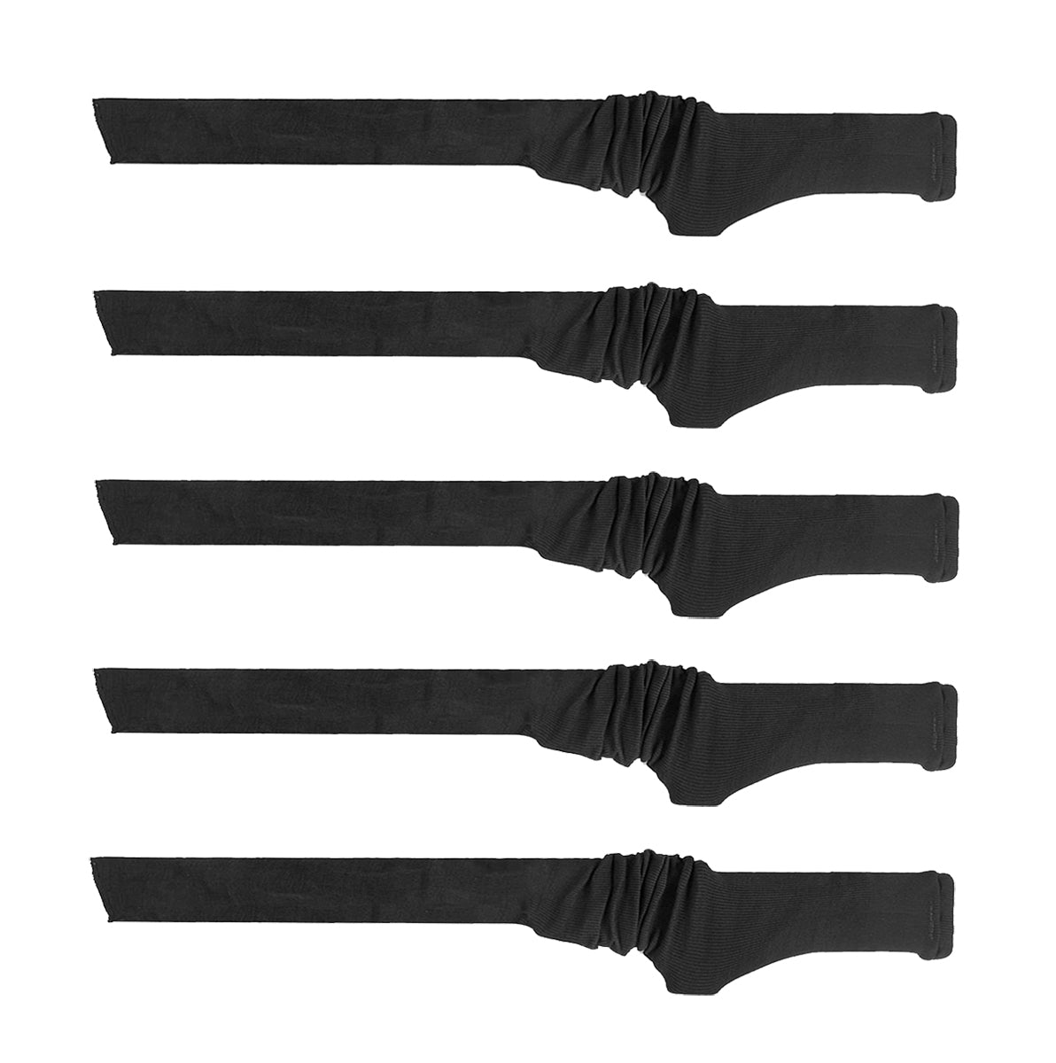 5 Pack Gun Socks for Rifles with Scope, Silicone-Treated Knit Rifle Gun Sock Gun Sleeve for Storage, Anti-Rust, Drawstring Closure, Mixed Color