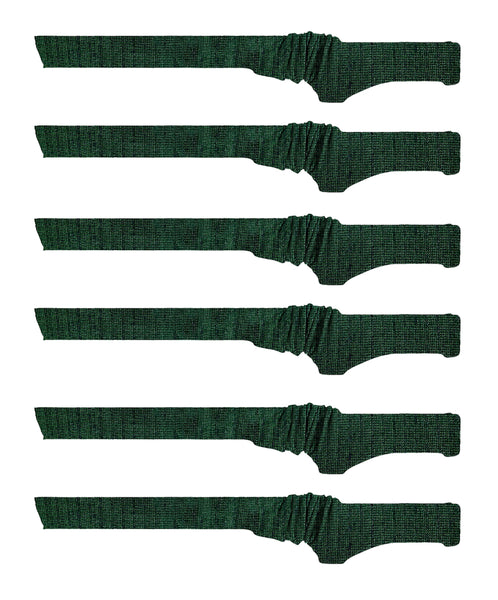 6-Pack Extra-Thick Gun Socks for Rifles and Shotguns, Silicone-Treated Gun Sock, 54” Knit Rifle Sock Gun Sleeve for Storage
