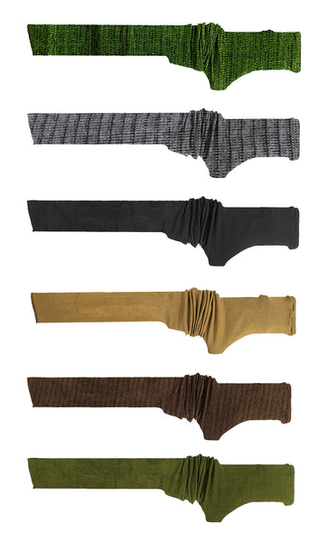 Silicone-Treated Gun Socks for Rifles, 6" Extra Wide - Fit Scopes, Pistol Grips & Tactical Accessories, 48” x 6”