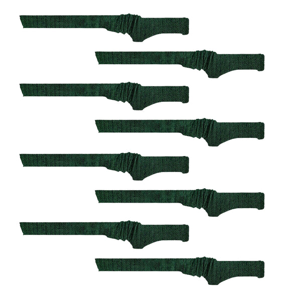8Pcs Gun Sock Silicone Treated Knit Gun Socks for Rifles and Shotguns, 54 x 4 Inches Elastic Design of Rifle Sock Sleeve, Fits Tactical Gun
