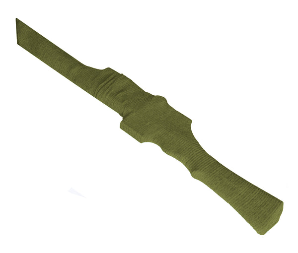 54 Inches Knit Gun Sock for Rifle and Shotguns,Greens Anti-Rust, Silicone Treated, Drawstring Closure