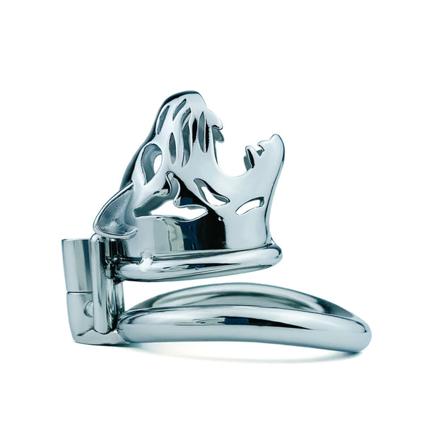 Spiked Cock Cage Male Chastity Device BDSM Stimulate Screw Sissy Penis Ring