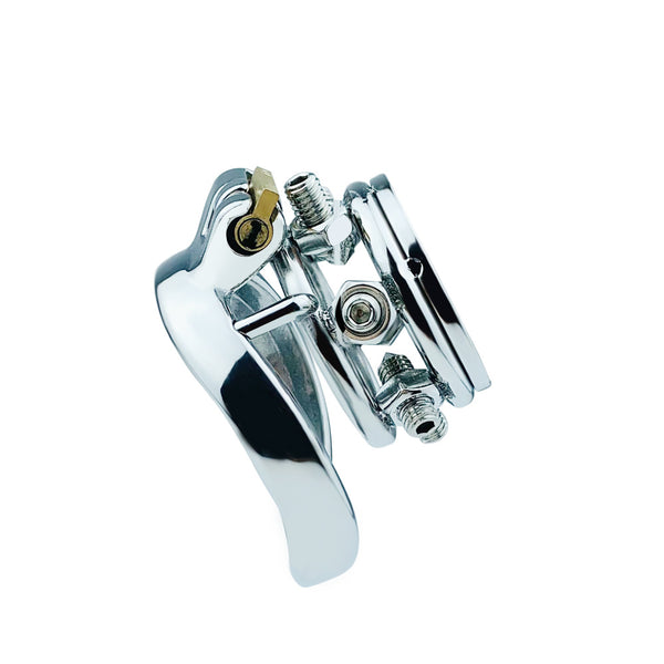 Male Chastity Cage Stainless Steel Male Chastity Device flat chastity lock