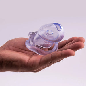 Men's Clear Resin Holy Trainer Chastity Cage