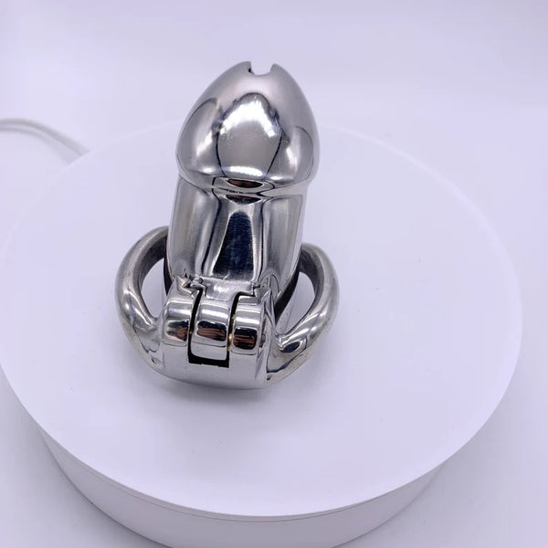 316L Standard Size Male Chastity Device Belt SM Cock Ring Cage