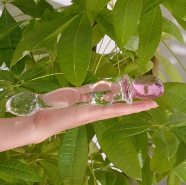Glass Dildo for Women Men Crystal Masturbator for Vaginal and Anal Stimulation Anal Plug