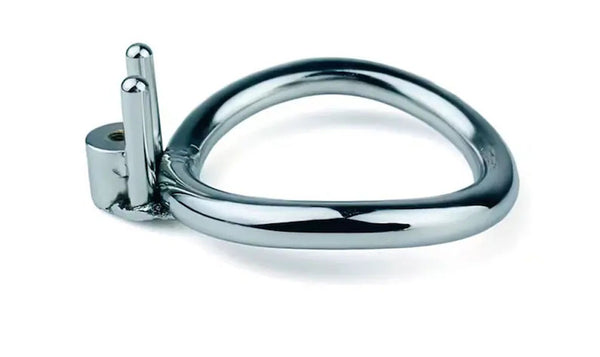 Bondage Cage Cock Cage, Inverted Plugged Cylinder Chastity Cage for Couple, Stainless Steel Cock Penis Rings