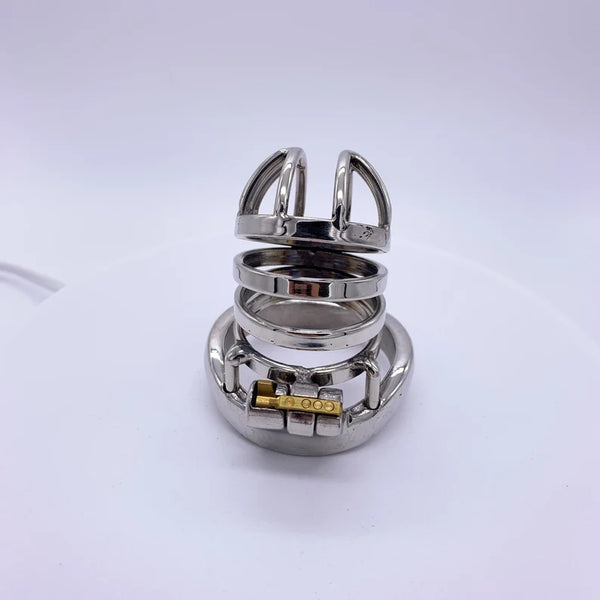 Male Stainless Steel Chastity Device Lock Penis Cage