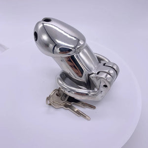 316L Standard Size Male Chastity Device Belt SM Cock Ring Cage