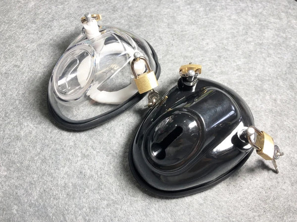 Bowl Shape Male Plastic Chastity Device Cock Cages