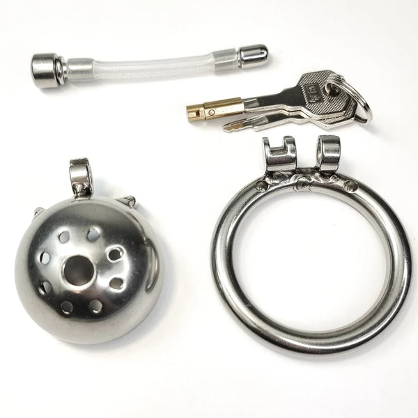 Steel Chastity Cage with Lock, Chastity Cock Cage, Chastity Device, Chastity Belt, Men Cock Cage, Stainless Steel Penis Lock